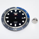 Dial + Bezel Insert + Big Crown for the Seiko SRPB Series - The Dark Knight Mod