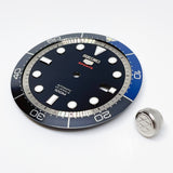 Dial + Bezel Insert + Big Crown for the Seiko SRPB Series - The Dark Knight Mod