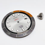 Dial + Bezel Insert + Big Crown for the Seiko SRPB Series - The Dawn Gray Mod