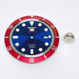 Dial + Bezel Insert + Big Crown for the Seiko SRPB Series - The Captain America Mod